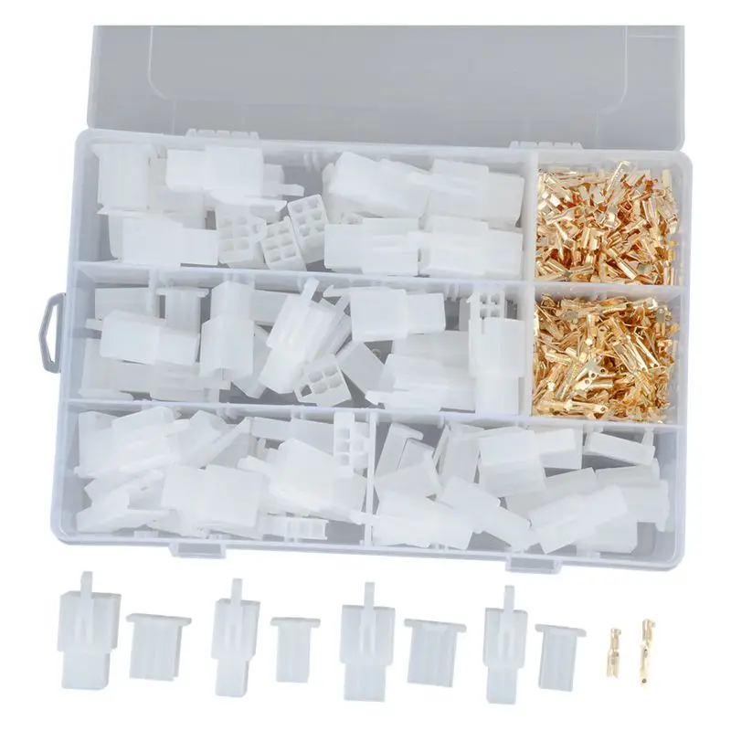 

1 box 2 3 4 6 pin plug connector flat plug motorcycle scooter car