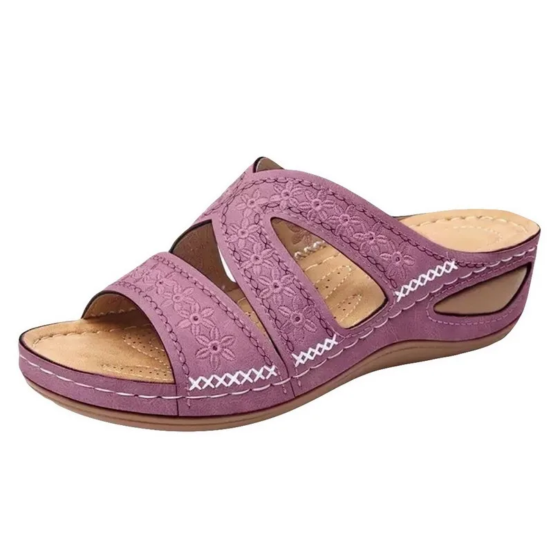 

New Women Shoes Comfy Platform Sole Ladies Casual Soft Woman Slippers Wedge Comfortable Sandal Outdoor Summer Beach Flip Flops