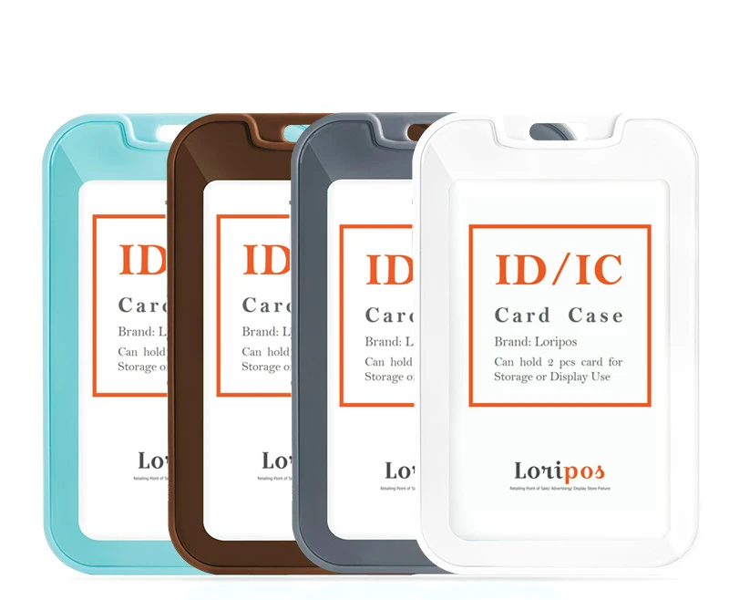 

1pcs 86*54mm Plastic Name Paper Cover Student Id Protection Sign Frame Bus Work Badge with Lanyard