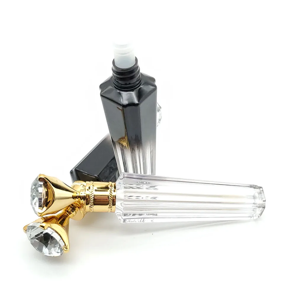 

5 шт. 3 мл блеск для губ трубки Пустые губ глазурь бутылка DIY Блеск для губ контейнер многоразового Пустые бутылки Кисть для макияжа Палитра и...