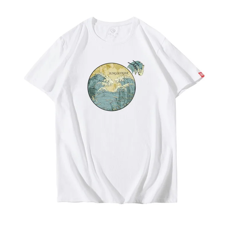 

Shark Pattern 100% Cotton T Shirt Summer Men T-shirts Casual Harajuku Style Men Tshirt Male Cool Tees Boys Teens Tee Shirt