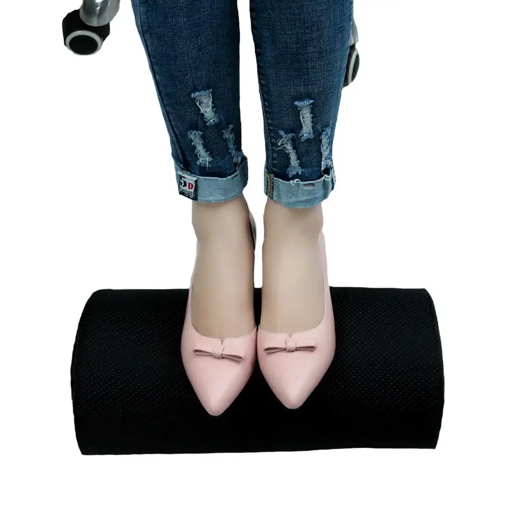 Медленно эластичная хлопковая подушка для ног упругая дома и офиса нескользящая