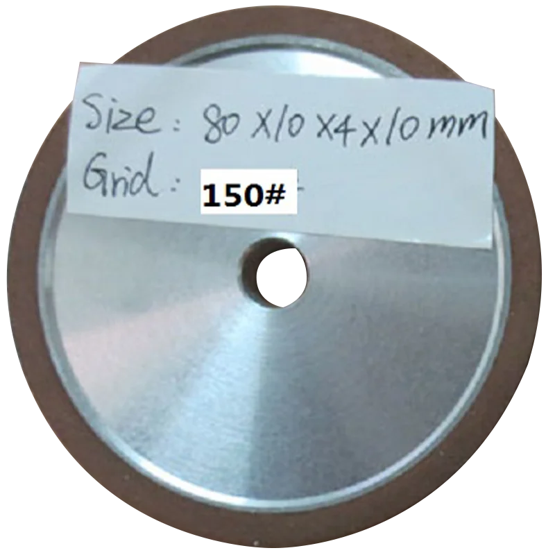 Алмазный шлифовальный круг 80x10x10Hx4W 150 # для заточки твердосплавных инструментов