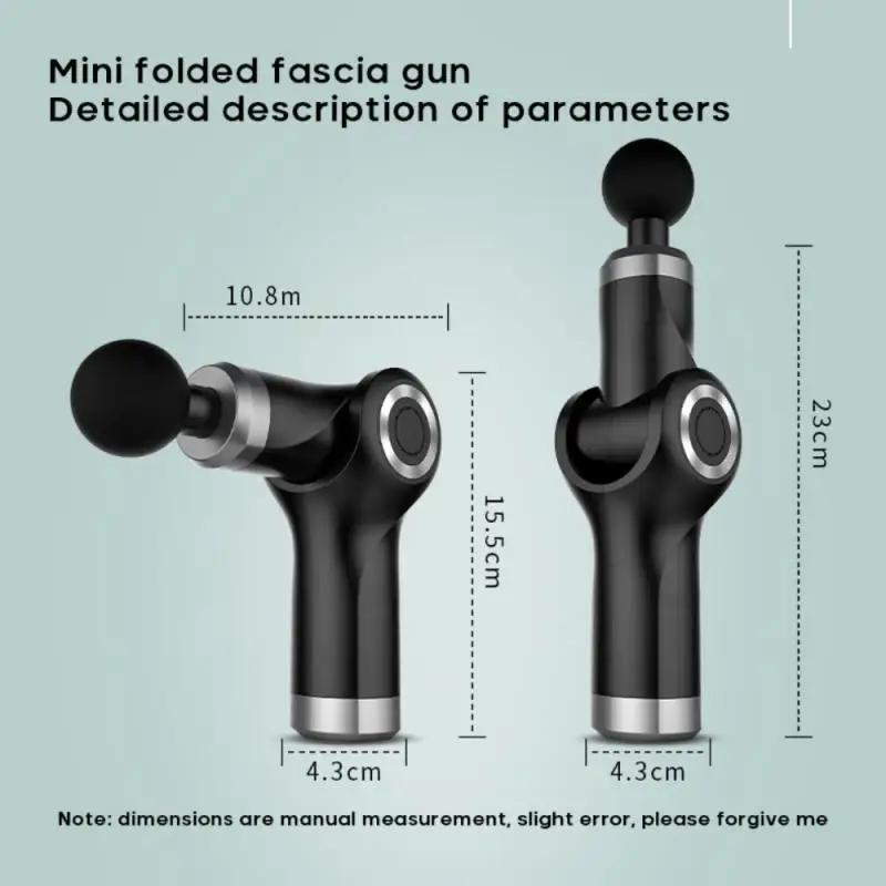 

Mini Massage Gun Deep Tissue Percussion Muscle Massager For Pain Relief Fascia Gun Electric Body Massager