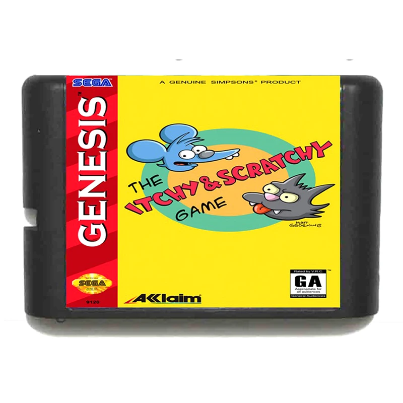 Зуд и царапины для 16 бит Sega MD игровая карта Mega Drive Genesis US PAL версия видео консоль |