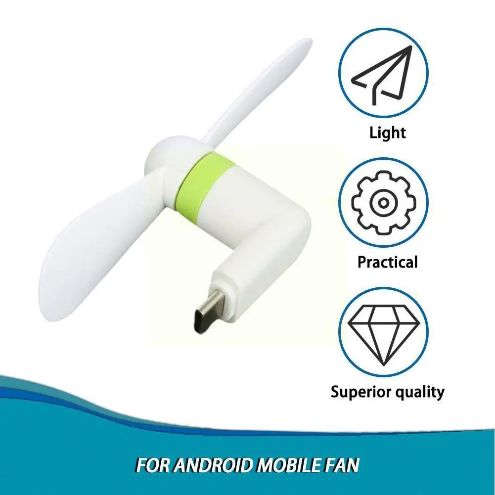 

Mini Portable Fan For Mobile Phone Fan Low Voice Radiator For Android Fan Lightweight Smartphones Cooling Cooling Fan Carry Q5v1