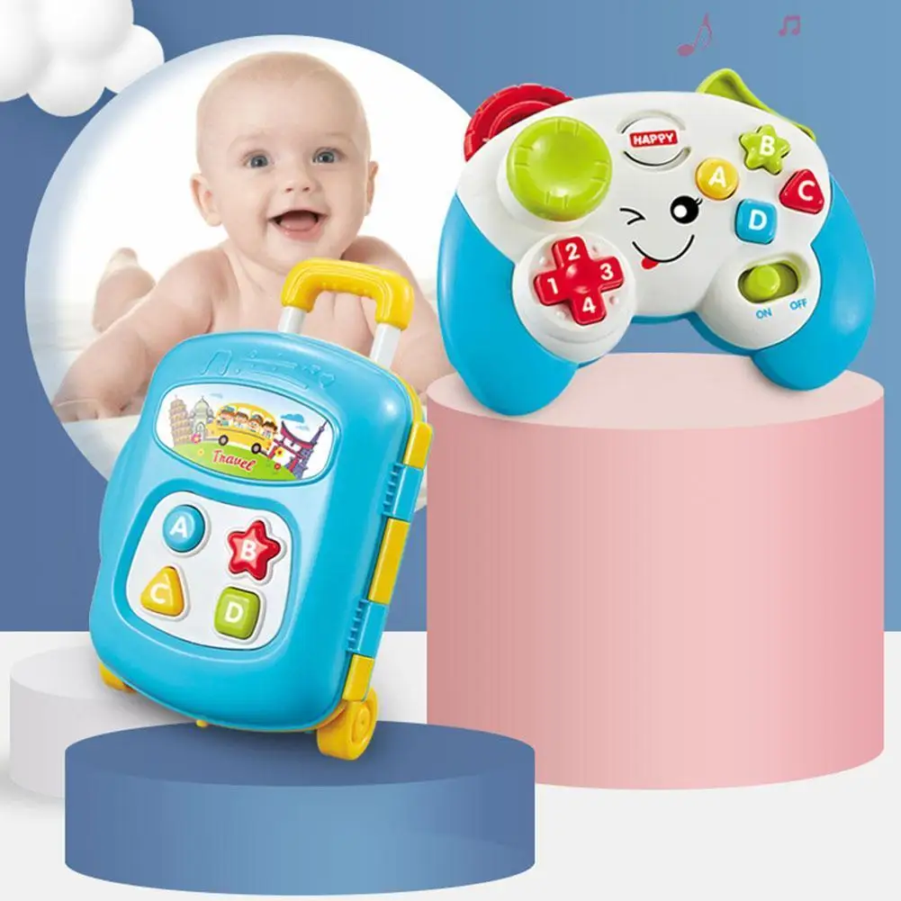 

Funny Vocal Toys Baby Game Handles And Suitcases Multi-Function Gifts Birthday Kids Toys Game Educational Learning Electric A8W0