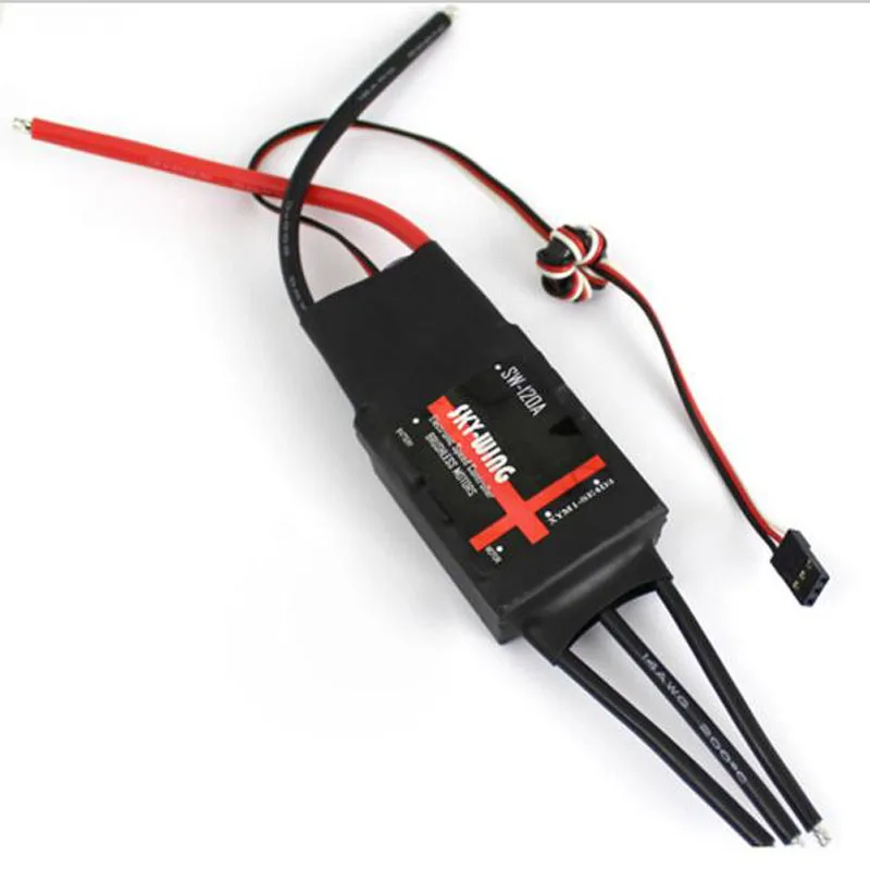 

skywing 120A ESC speed controller with 5A/5V BEC for fixed-wing RC airplane rc plane