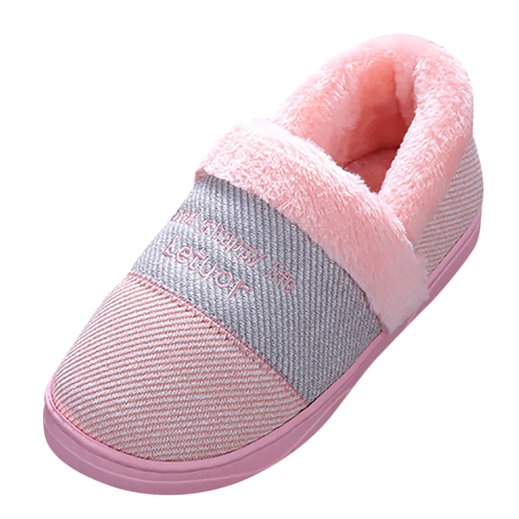 2019 г. женские зимние тапочки мягкие Меховые шлепанцы для дома помещений в форме