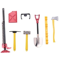 rc decoration accessories tool set kit for 110 scale rc rock crawler trx4 scx10 wraithinclude shovel axe hammer pickaxejac