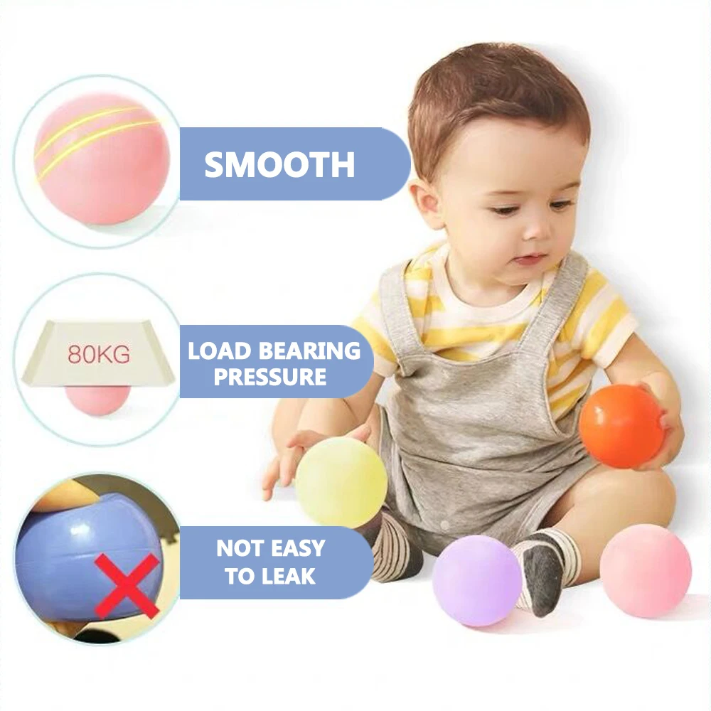 50 шт. 7 см мяч для снятия стресса экологически чистые мягкие шарики сухого