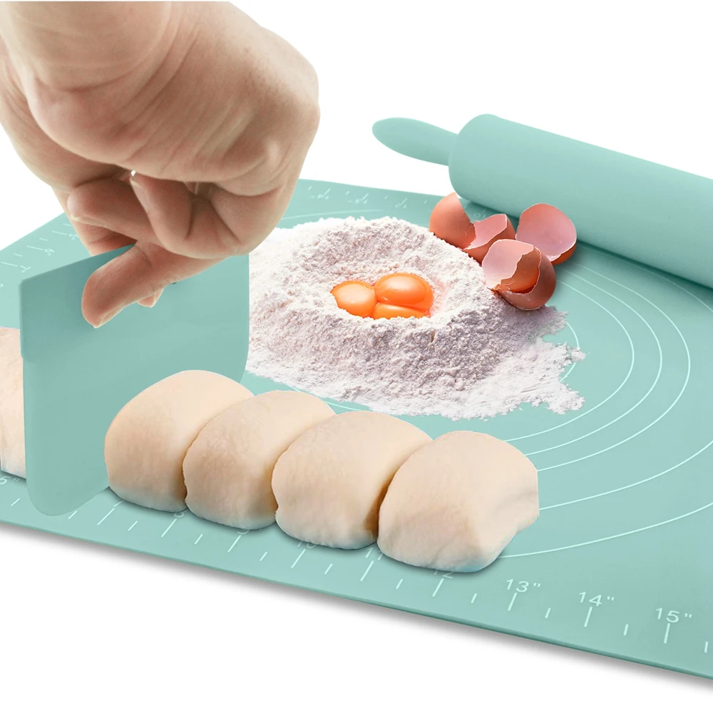 Набор для выпечки EHZ с пластины для раскатывания теста, силиконовой подставкой для замешивания, листом для взвешивания и лопаткой для лапши Домашние кухонные инструменты