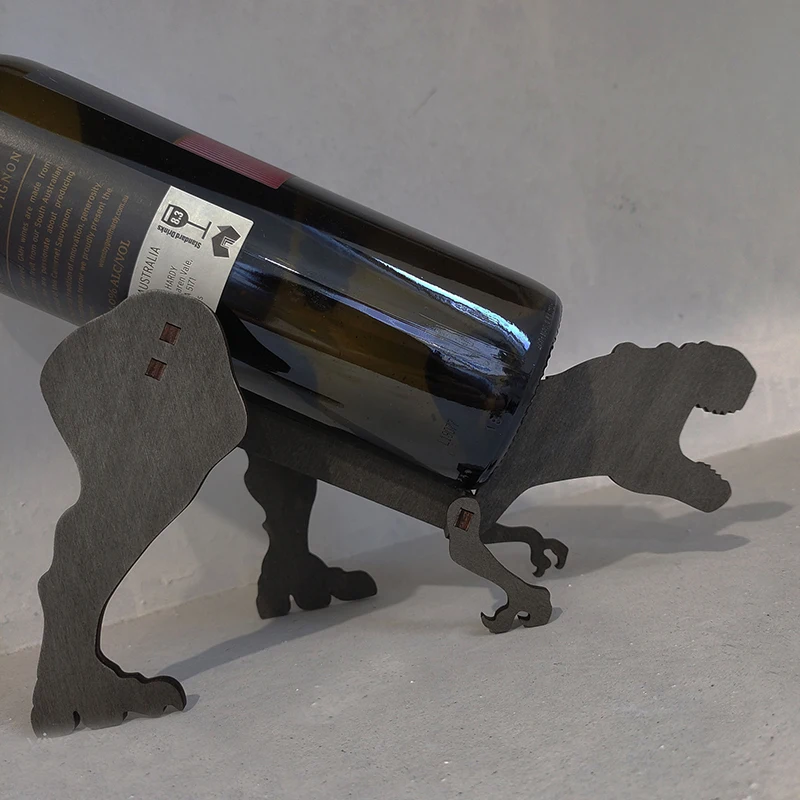 Деревянная подставка под вино тираннозавр персонализированные украшения для