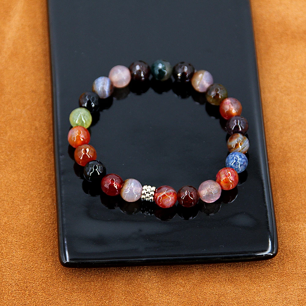 8 мм природное очарование браслет для Дамская мода ювелирные изделия ручной