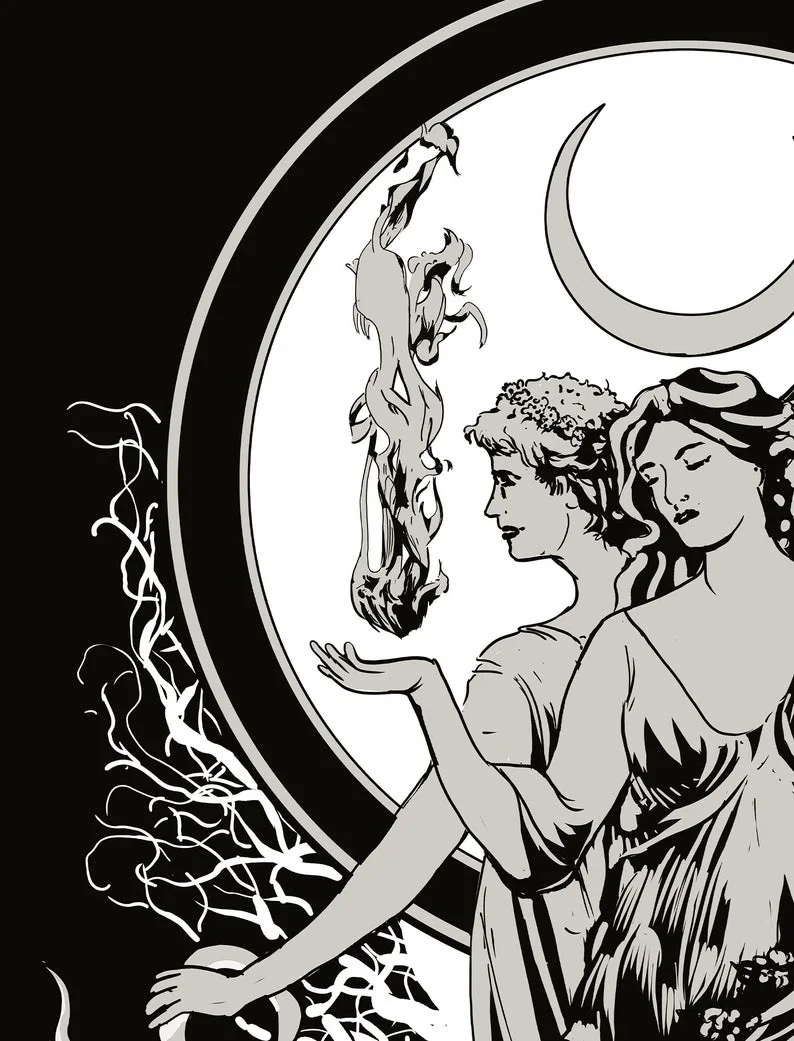 декор для комнаты гобелен аниме на стену Декоративный Hekate с изображением Богини