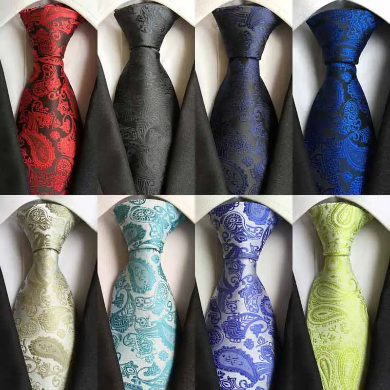 Заводской продавец мужской классический винтажный галстук 100% шелк 8 см галстуки