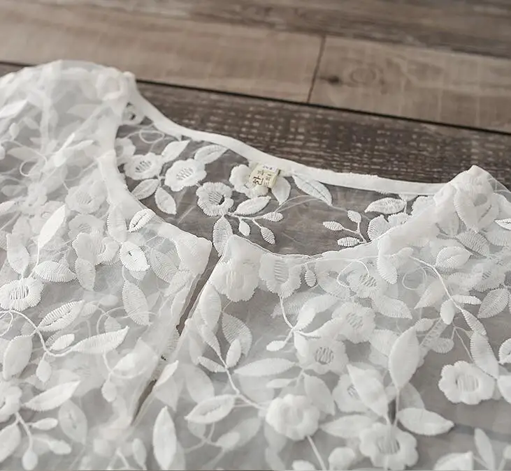 

2017 maternity clothing summer twinset lace maternity one-piece dress white embroidery maternity dress For Pregnant