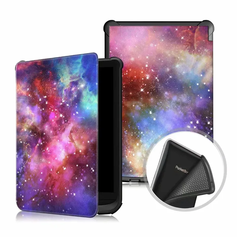 Чехол 6 дюймов для Pocketbook 627 616 632 тонкий кожаный магнитный чехол PocketBook Touch Lux 4/Touch HD