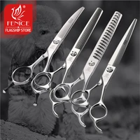 fenice professional pet scissors straightthinningcurved dog grooming scissors bichon teddy bomei dog grooming tool set