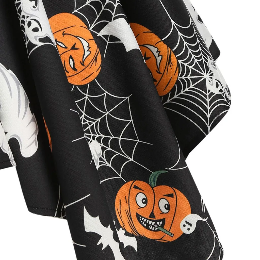 Хэллоуин платья женские без рукавов Бандаж с v образным вырезом принтом