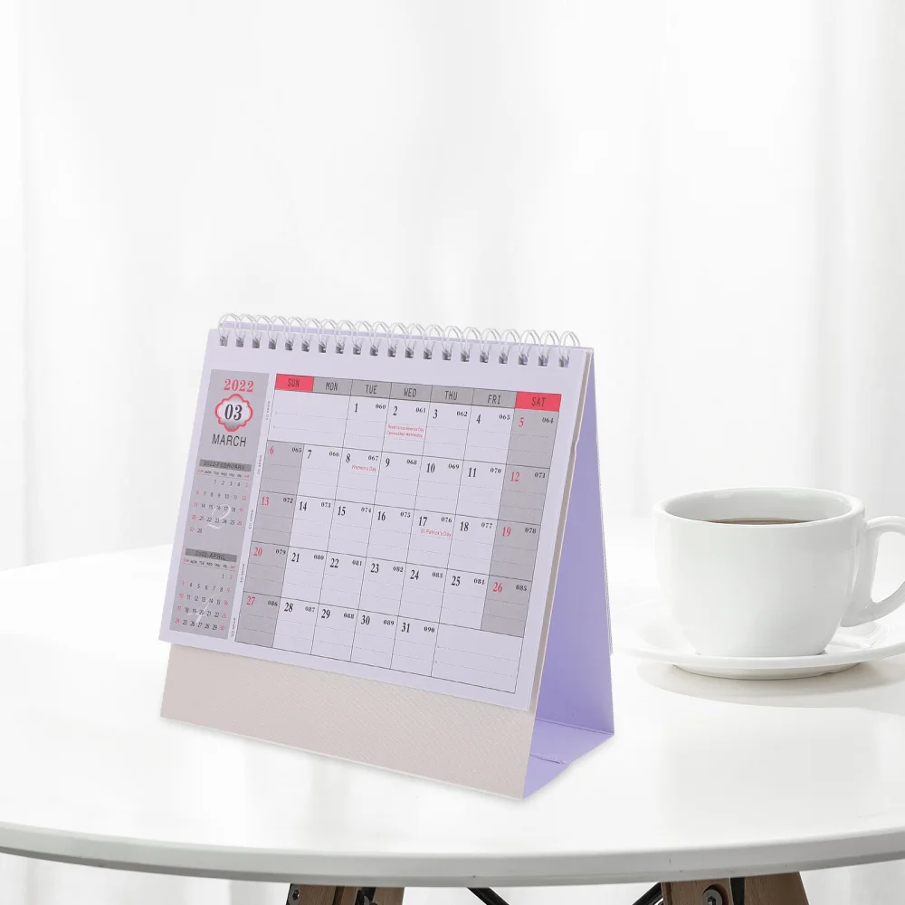 

1Pc International 2022 Holiday Schedule English Office Calendar Desk Calendar