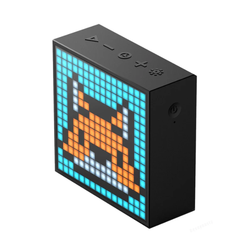Divoom Timebox Evo Bluetooth Portable Speaker with Clock Alarm Programmable LED Display for Pixel Art Creation Unique Gift | Электроника