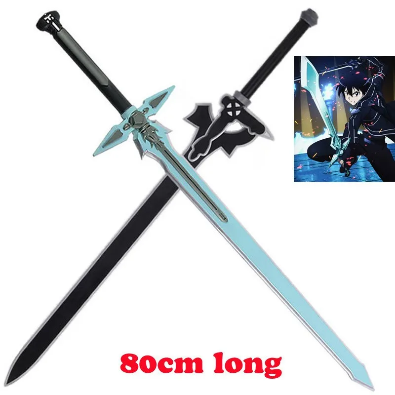 1:1 искусство меча онлайн Меч Темный элуцидор Asuna Kirigaya Kazuto 80 см оружие Сан меч