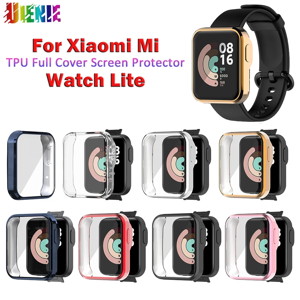 

Новая Водонепроницаемая Защита экрана для Mi Watch Lite/Redmi Гальванизированный полноразмерный защитный чехол из ТПУ для Mi Watch Lite