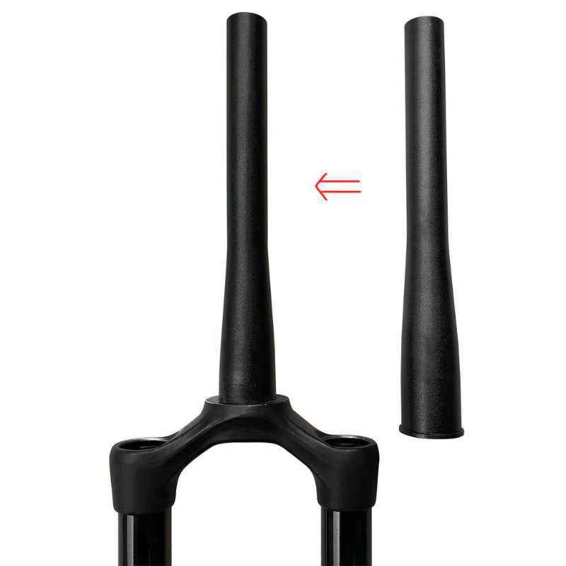 

Lightweight Front Fork Head Tube Bike Bicycle MTB Valve Cover Bicycle Tapered Steerer Extension Aluminum Alloy 290*39.8mm