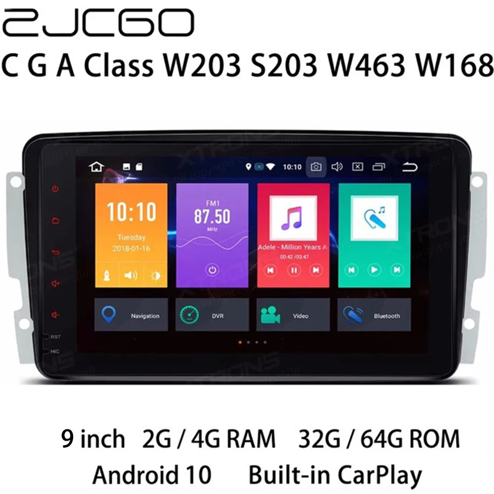 Car Multimedia Player Stereo Radio GPS Navigation NAVI Android Screen Monitor for Mercedes Benz C G A Class W203 S203 W463 W168 |