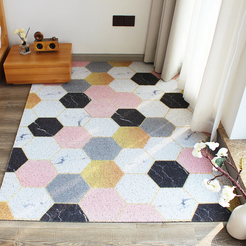 home decor floor mats carpet pvc indoor doormat custom can be cut entrance doormat non slip kitchen mat dust proof mats carpet free global shipping
