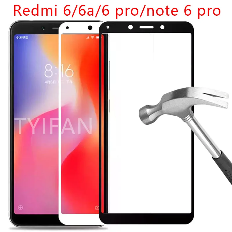 Защитный чехол из закаленного стекла для телефона Redmi Note 6 Pro 6A, аксессуары для Xiaomi Ksiomi Redmi6 Redmi6A A6 6Pro Not 9H.