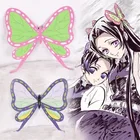 Головной убор из аниме рассекающий демонов, Мультяшные аксессуары, Шпилька для волос с бабочкой, киметсу, No Yaiba Tsuyuri Kanawo