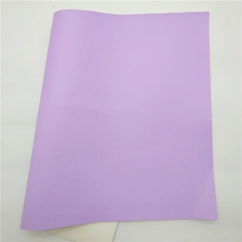 Листы из искусственной кожи с фиолетовыми блестками и цветочным принтом 21x29 см |