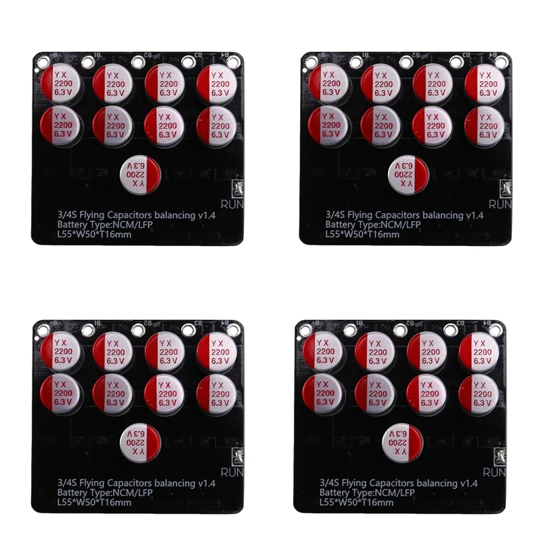

4X 5A Balancer 4S LiFePo4 Li-Ion Ver Battery Active Equalizer Balancer Energy Transfer Board Balance
