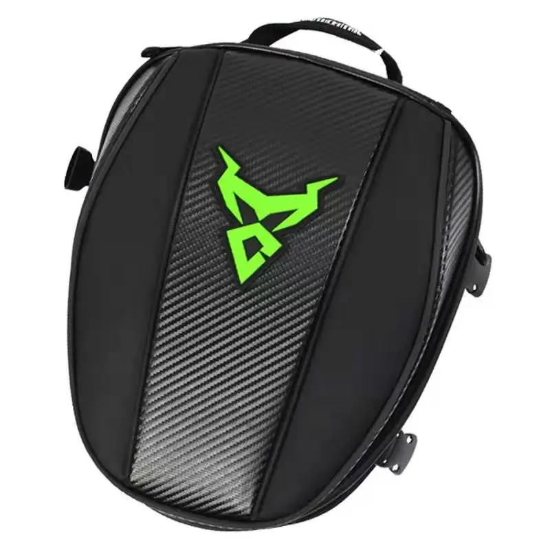 black green C Moto rcycle водонепроницаемый гоночный Мото шлем Дорожные сумки чемодан сумки с рюкзак велосипедиста Хвост сумка мужские мото rbike сумки - Название цвета: black green C