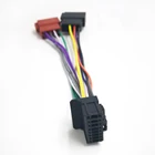 16-контактный автомобильный радиоприемник, стерео жгут проводов, кабель ISO, разъем для Alpine JVC, разъем ISO