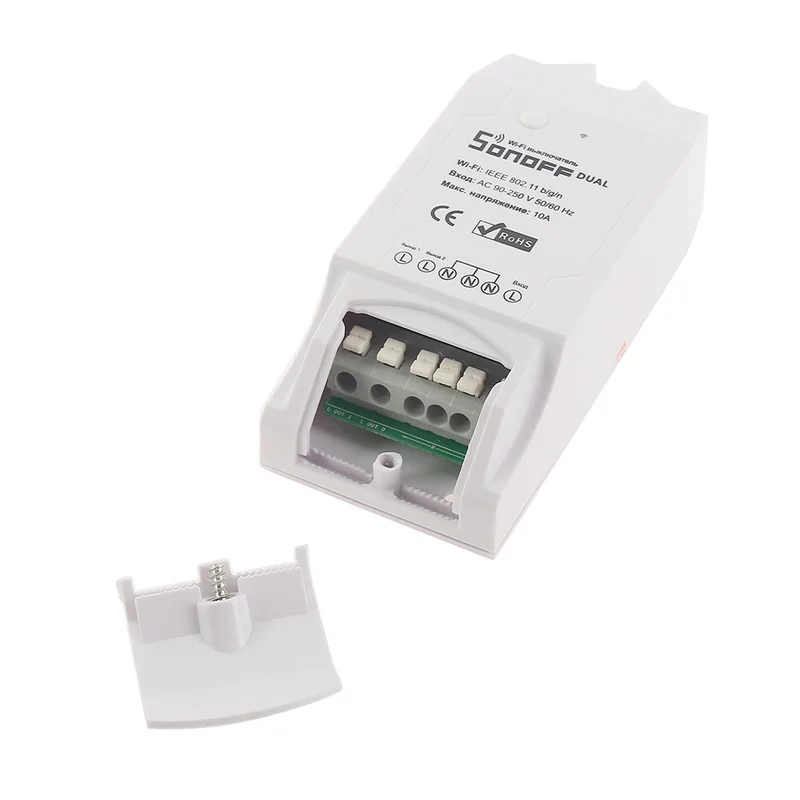 Ewelink Itead SONOFF двойной WiFi выключатель света 2 банды Wifi умный переключатель беспроводной умный переключатель домашней автоматизации модуль
