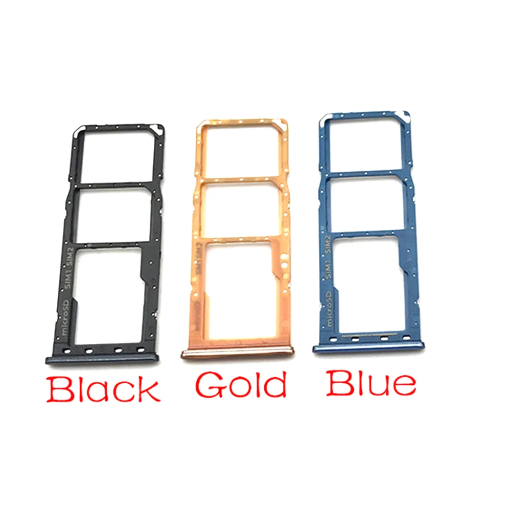 10 шт./лот держатель слота для SIM-карты + Micro SD память Samsung Galaxy A20 A30 A50 A205F A305F A505F A205 A305