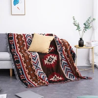 geometric outdoor throw blanket sofa covers chic cobertor decorations for home dust cover air conditioning sofa towel protector