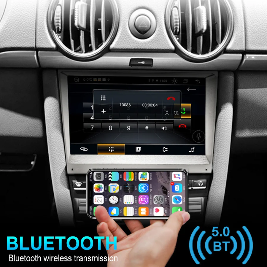 Автомобильный видеопроигрыватель 8 дюймов 128 Гб ПЗУ для Porsche Cayman S Boxster 987 911 997 2007-2015