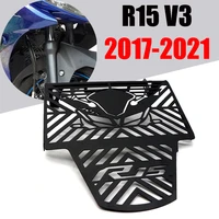 motorcycle radiator grille guard protector grill protection cover for yamaha yzf r15 v3 r15 v3 0 2017 2019 2020 2021 accessories