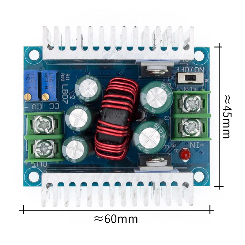 300W 20A 300 Вт 20А DC-DC понижающий преобразователь понижающий модуль постоянного тока светодиодный драйвер понижающий напряжение модуль электролитический конденсатор - Цвет: 300W 20A