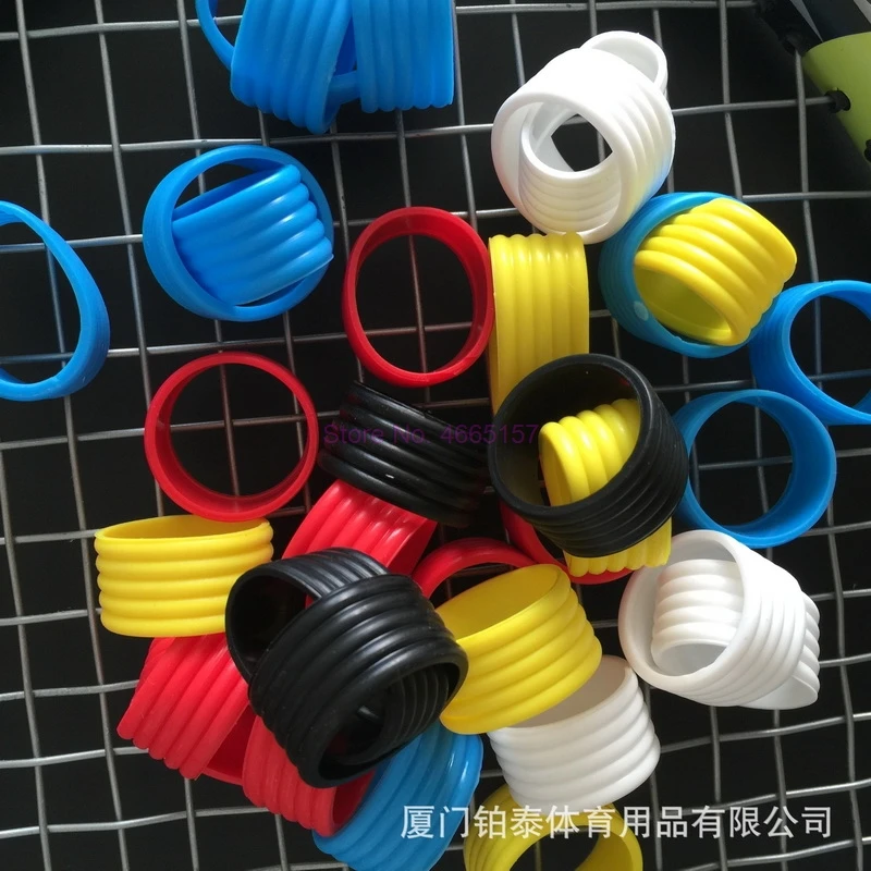 Через dhl или ems 200 шт ручка ракетки для настольного тенниса силиконовое кольцо