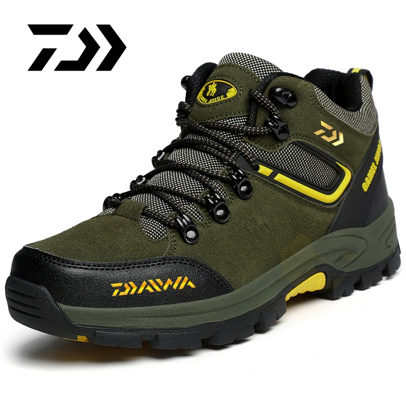 

Новинка 2021, мужская обувь Daiwa, уличная спортивная обувь с высоким верхом, походная обувь для любителей пеших прогулок, кросс-кантри, нескольз...