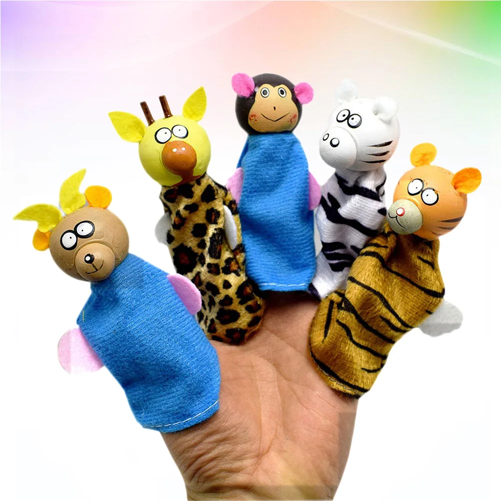 5 шт. Мультяшные детские пальцы с животными (случайный цвет) | Игрушки и хобби