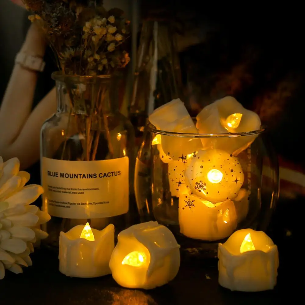 12 шт. пульт дистанционного Управление беспламенного светодиодные свечи для дома