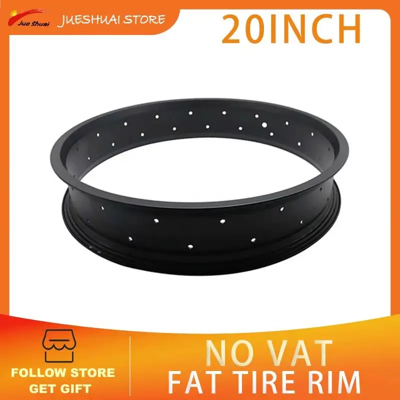 

Snow Fat Bike Wheels Rims 20'' 4.0 84mm Width Fat Bicycle Wheel Aluminum Alloy Electric Bicycle MTB Mountain Bike Parts