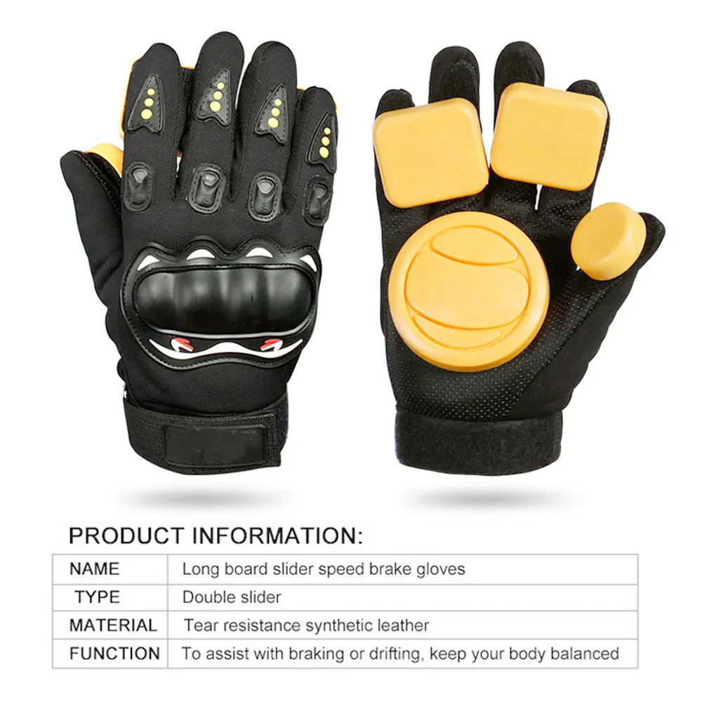 

Longboard Gloves Protective Slide Roller Friction Skateboard Skate Gloves Down Hill Skate Accessories Skate Gift