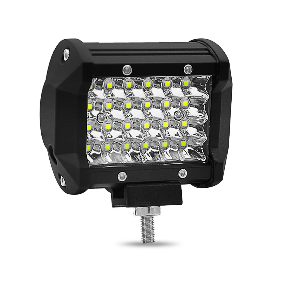 

4 дюйма 72 Вт Светодиодный светильник для автомобиля точечный луч потока IP67 12 в 24 В 4WD светодиодный светильник для авто лодки SUV ATV светильник 1 ...